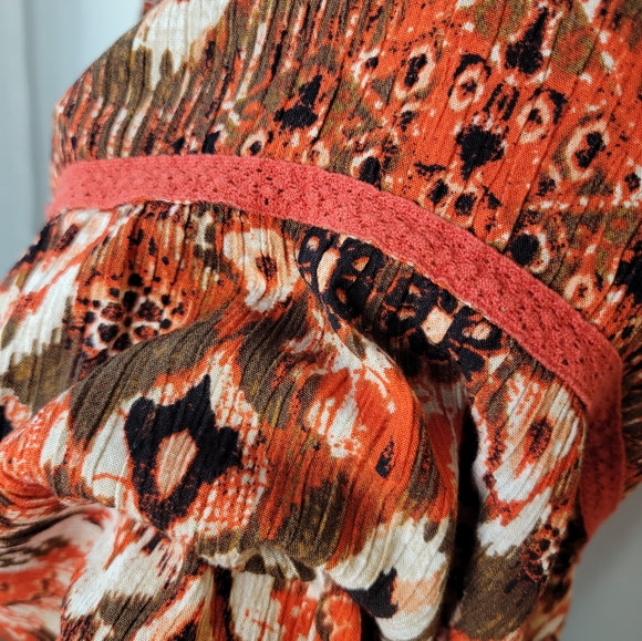 Vintage 2 Piece Coord Set Koret Skirt & Top XL Extra Large Boho Coordinating - Picture 6 of 13